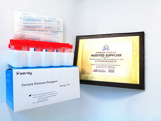 Szybki wynik Nieinwazyjny zestaw do autotestu PCR Odczynnik do uwalniania próbki wirusa 5ml