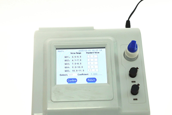 Półautomatyczny analizator CRP HbA1c / analizator specyficznego białka z ekranem dotykowym LCD