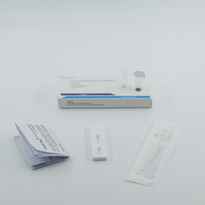 Złoto koloidalne Diagnostyka in vitro Zestaw szybkich testów przeciwciał Wymazowy test antygenowy OEM ODM