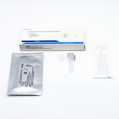 Certyfikowane przez FDA zestawy szybkich testów antygenowych o 95% czułości z tworzywa sztucznego do domu