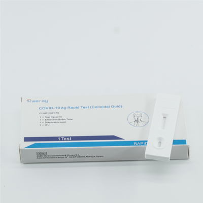 Nieinwazyjny test immunologiczny Koloidalny test antygenu złota Covid 19 Zestawy testowe
