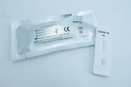 Certyfikat ISO 15 minut Szybkie zestawy testowe Covid 19 Zestaw testowy antygenu śliny Wysoka czułość
